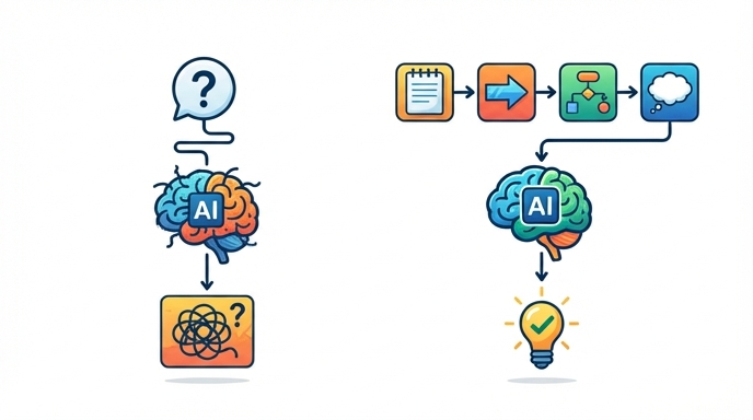 Cover Image for Chain-of-Thought Prompting: A Simple Trick for More Logical AI Answers