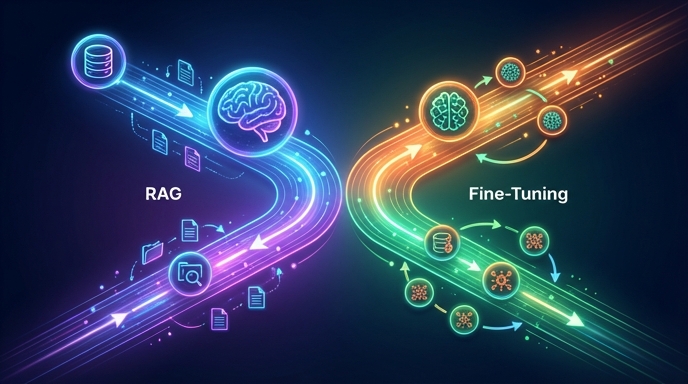 Cover Image for RAG vs. Fine-Tuning: Which AI Training Method Is Right for You?