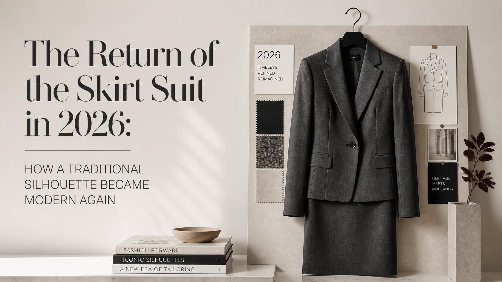 Cover Image for The Return of the Skirt Suit in 2026: How a Traditional Silhouette Became Modern Again