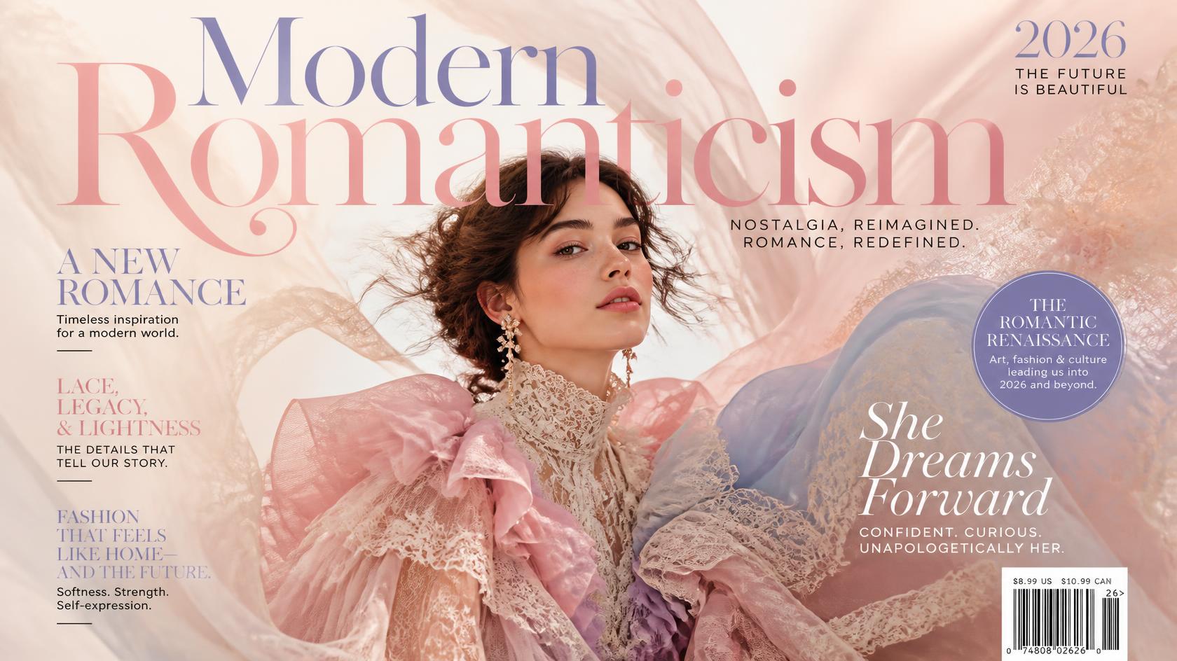 Cover Image for Modern Romanticism in 2026: Lace, Ruffles, and Sheer Fabrics Return with a Stronger Attitude