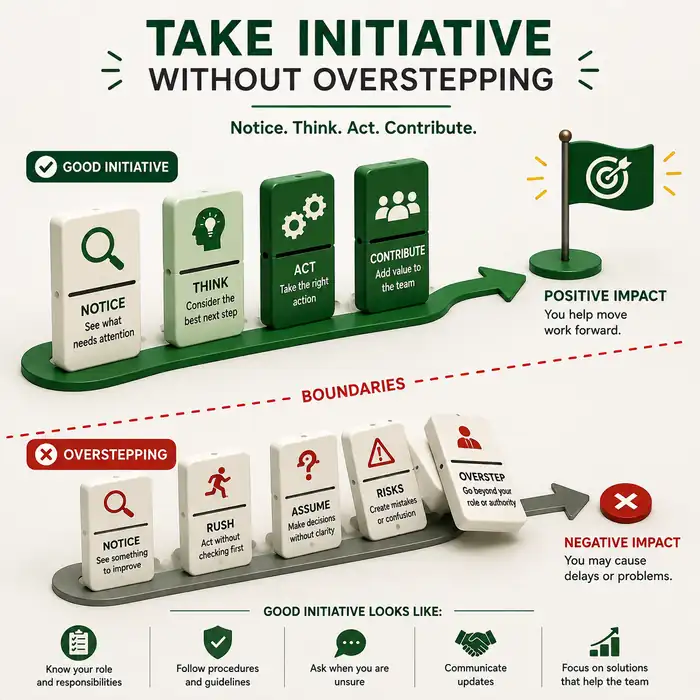 Cover Image for How to Show Initiative at Work Without Overstepping