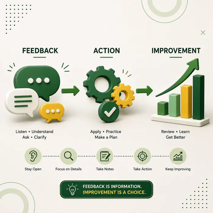 Cover Image for How to Handle Feedback at Work and Use It to Improv