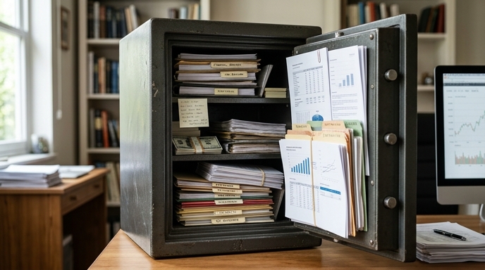 Cover image for Fireproof Document Safes for Financial Records: How to Read the Ratings