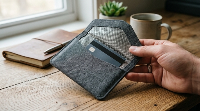Cover image for RFID-Blocking Sleeves and Faraday Bags: Payment Card Shielding Specs
